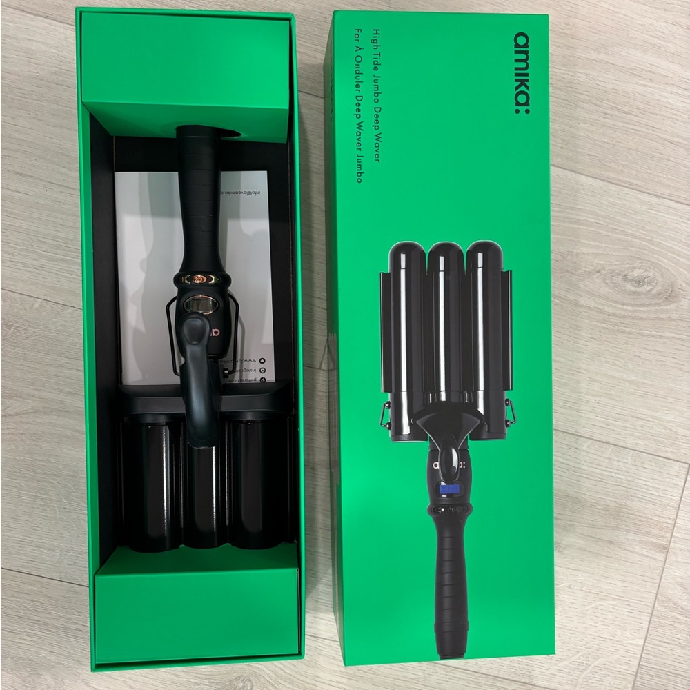 Amika Triple Barrel Black Hair Waver